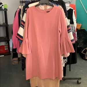 Ann Taylor Ruffle 3/4 Sleeve Dress Size 14